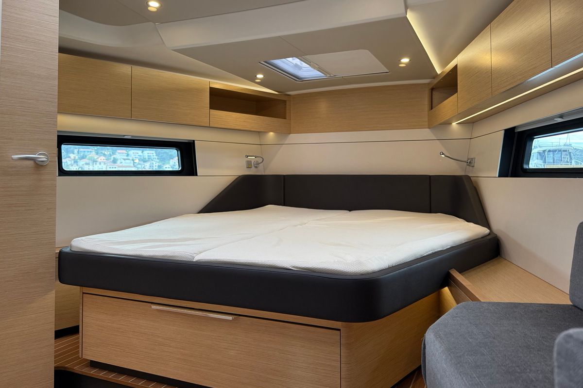 Cabin on Wilson, a Hanse Yachts Hanse 460 sailboat at Punat, Croatia