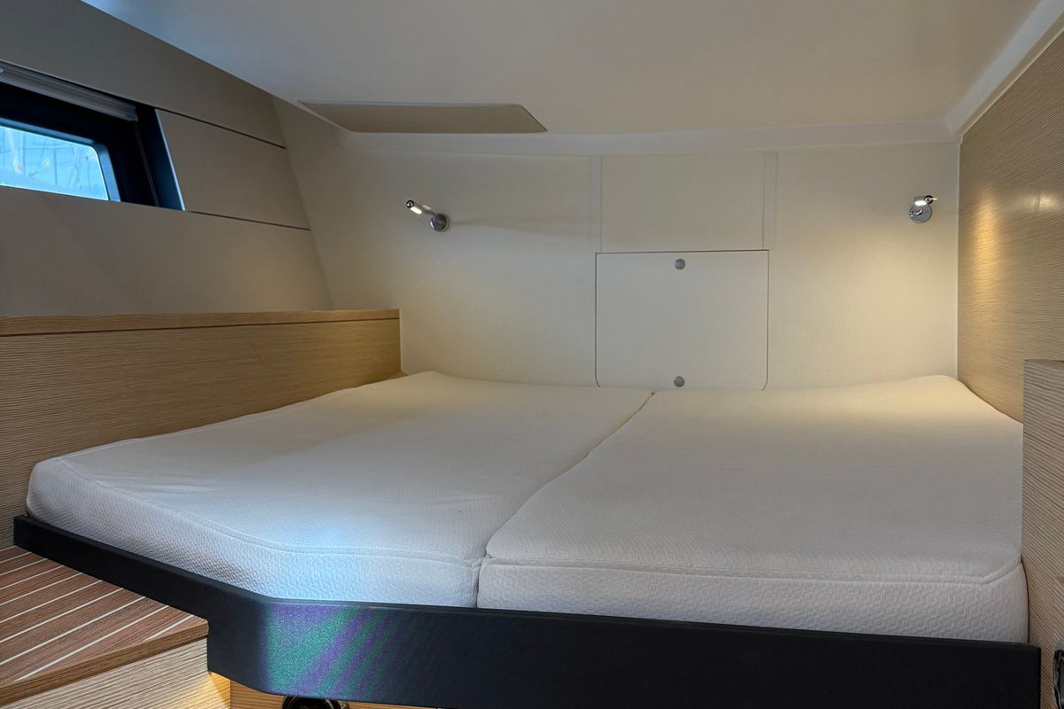 Cabin on Wilson, a Hanse Yachts Hanse 460 sailboat at Punat, Croatia