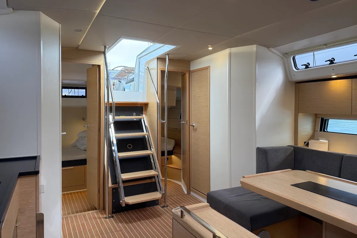 Salon of Wilson, a Hanse Yachts Hanse 460 sailboat at Punat, Croatia