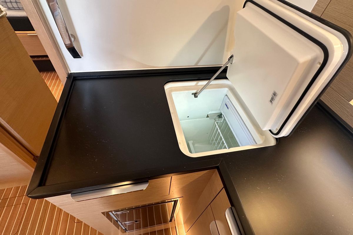 Galley of Wilson, a Hanse Yachts Hanse 460 sailboat at Punat, Croatia