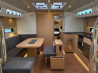 Salon of Wilson, a Hanse Yachts Hanse 460 sailboat at Punat, Croatia