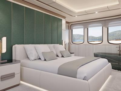 Cabin on Maia, a Custom Made Maia yacht at Split, Croatia