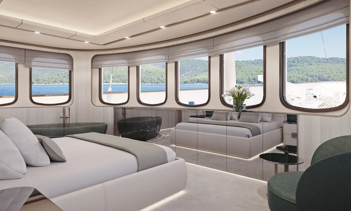 Cabin on Maia, a Custom Made Maia yacht at Split, Croatia