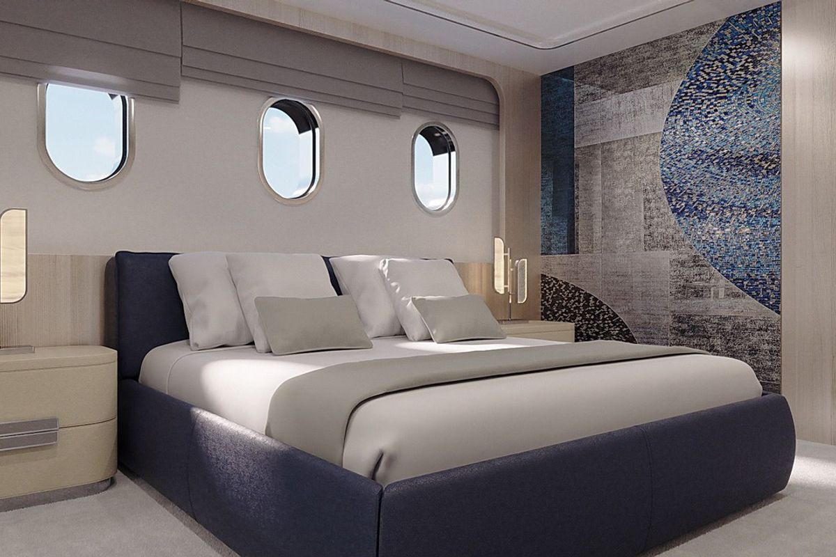 Cabin on Maia, a Custom Made Maia yacht at Split, Croatia