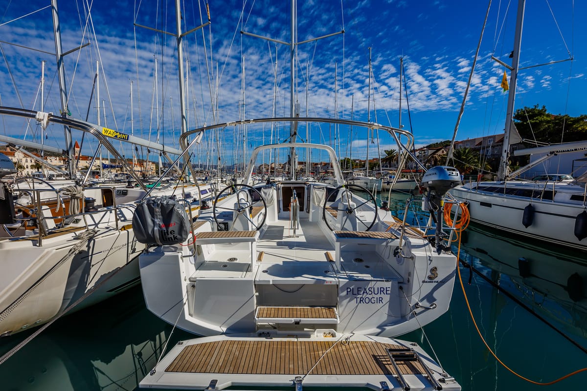 Salon of Pleasure, a Beneteau Oceanis 38.1 sailboat at Split, Croatia