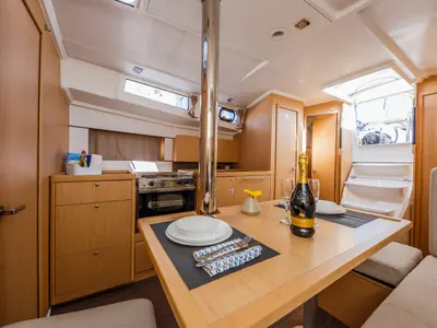 Salon of Pleasure, a Beneteau Oceanis 38.1 sailboat at Split, Croatia