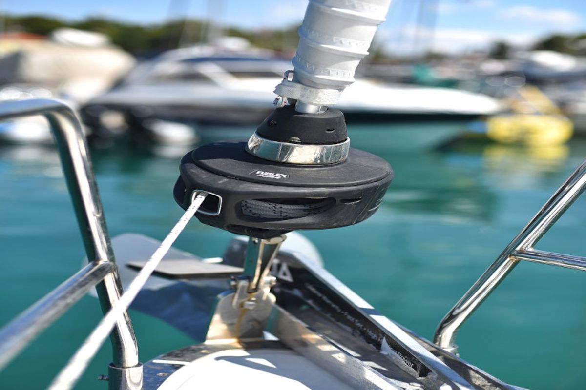 Jameson II, a Bavaria Cruiser 46 sailboat at Zadar, Croatia