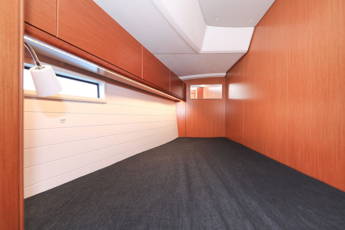 Cabin on Jameson II, a Bavaria Cruiser 46 sailboat at Zadar, Croatia