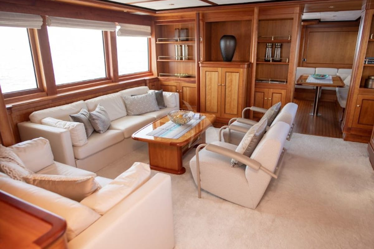 Salon of SEA BREEZE II, a Gulet Motoryacht yacht at Općina Rogoznica, Croatia