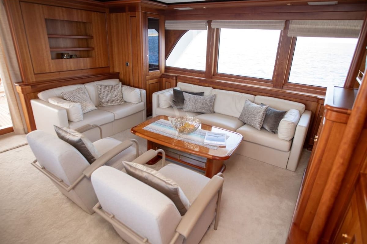 Salon of SEA BREEZE II, a Gulet Motoryacht yacht at Općina Rogoznica, Croatia