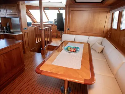 Salon of SEA BREEZE II, a Gulet Motoryacht yacht at Općina Rogoznica, Croatia
