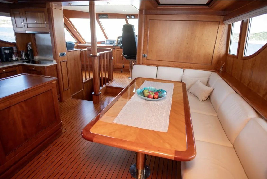 Salon of SEA BREEZE II, a Gulet Motoryacht yacht at Općina Rogoznica, Croatia