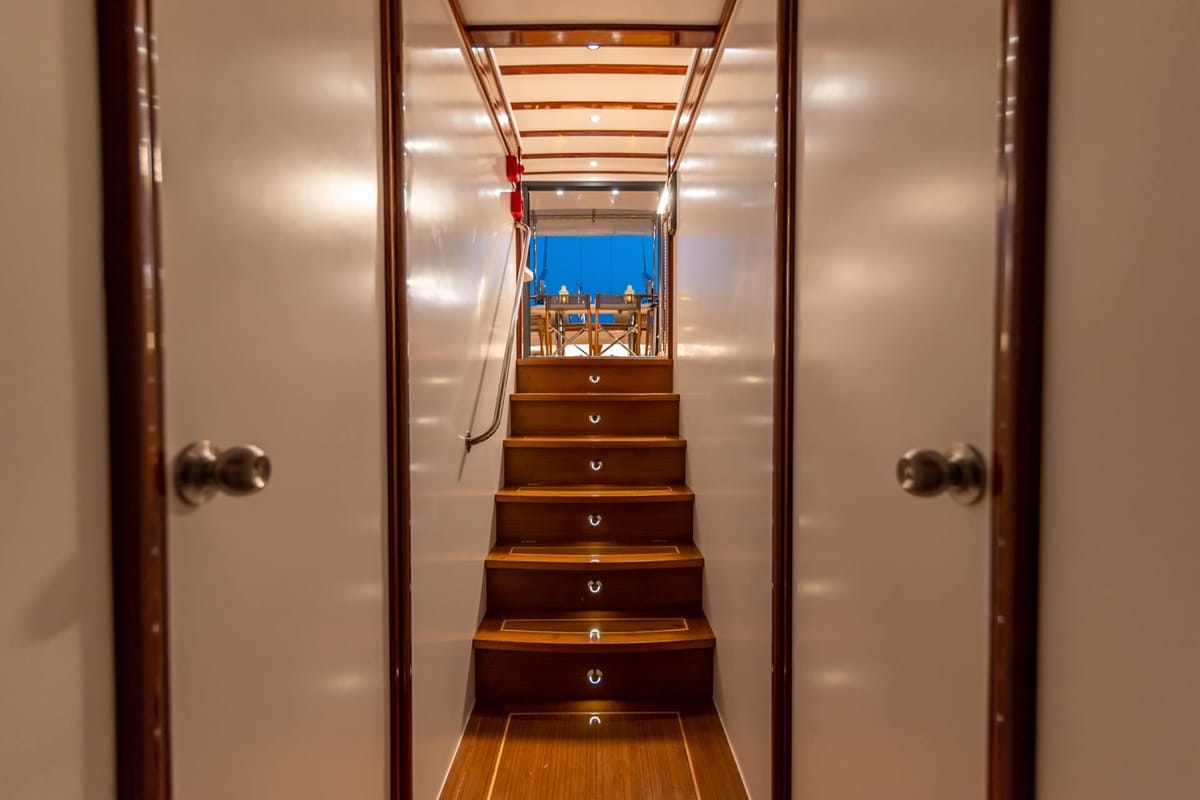 Galley of Bernis, a Custom Made Bernis yacht at Fethiye, Turkey