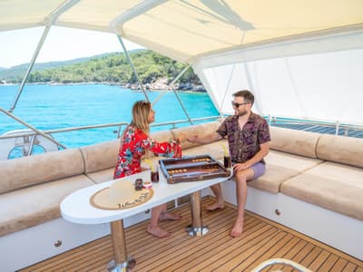 Galley of Bernis, a Custom Made Bernis yacht at Fethiye, Turkey