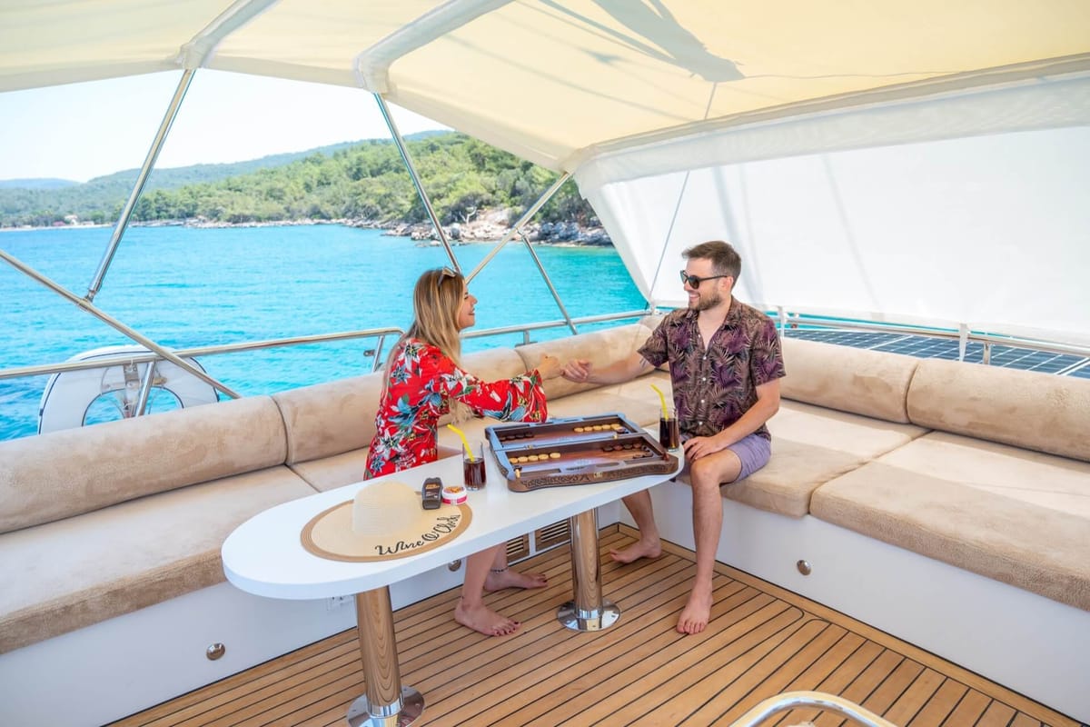 Galley of Bernis, a Custom Made Bernis yacht at Fethiye, Turkey