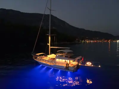 Cabin on Bernis, a Custom Made Bernis yacht at Fethiye, Turkey