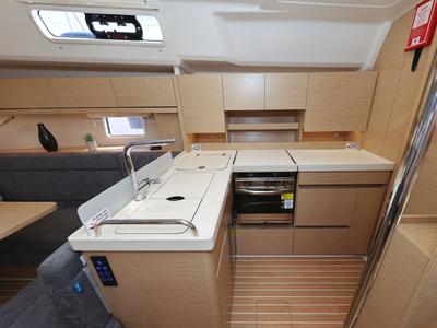Galley of Tortuga, a Hanse Yachts Hanse 458 sailboat at Općina Sukošan, Croatia