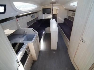 Galley of Niedzwiedzi rog, a Northman Maxus 33.1 RS sailboat at Sztynort, Poland