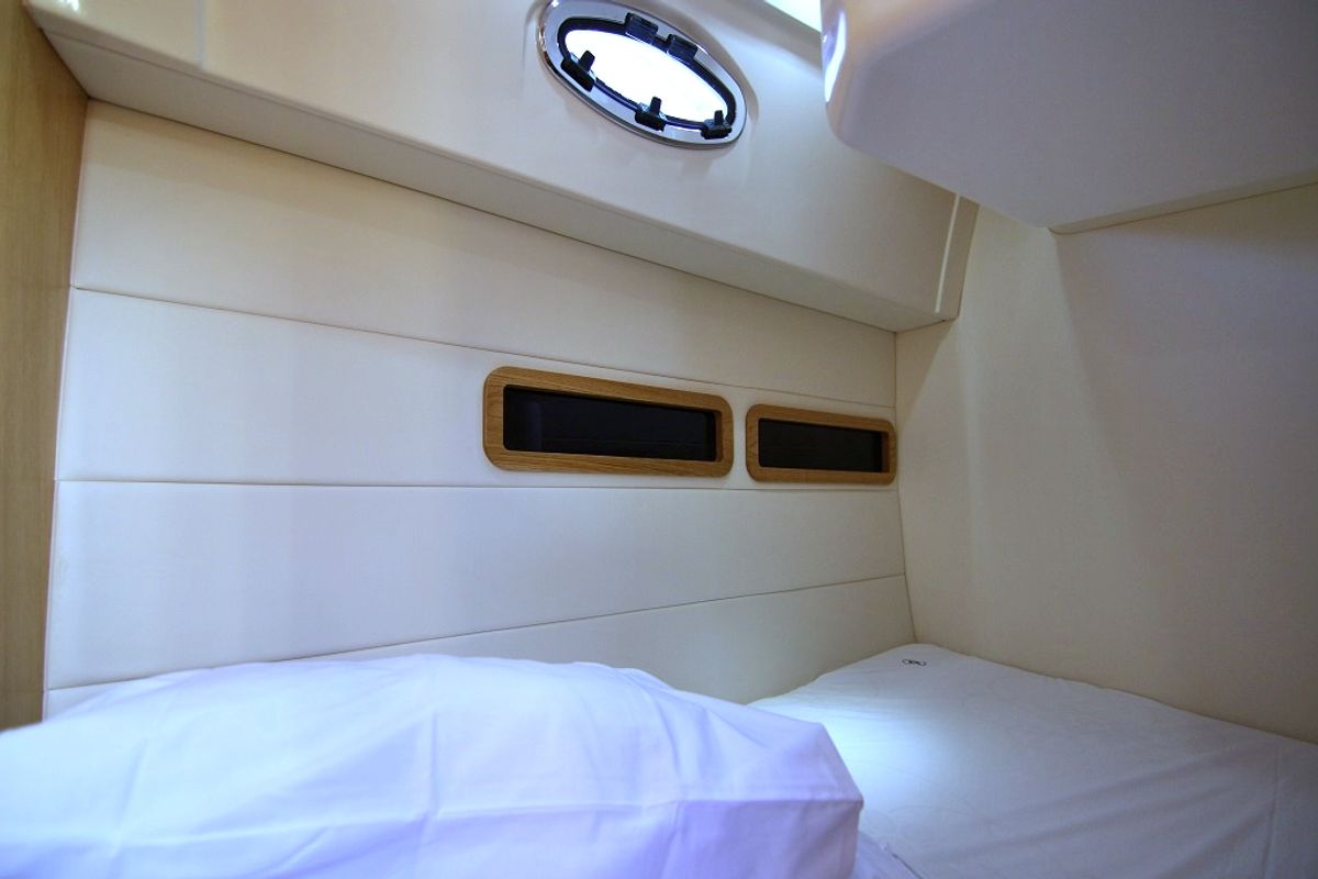 Cabin on Mirta, a SAS - Vektor Adriana 36 motorboat at Općina Sukošan, Croatia