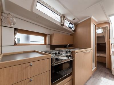 Galley of Cvita, a Beneteau Oceanis 38.1 sailboat at Split, Croatia