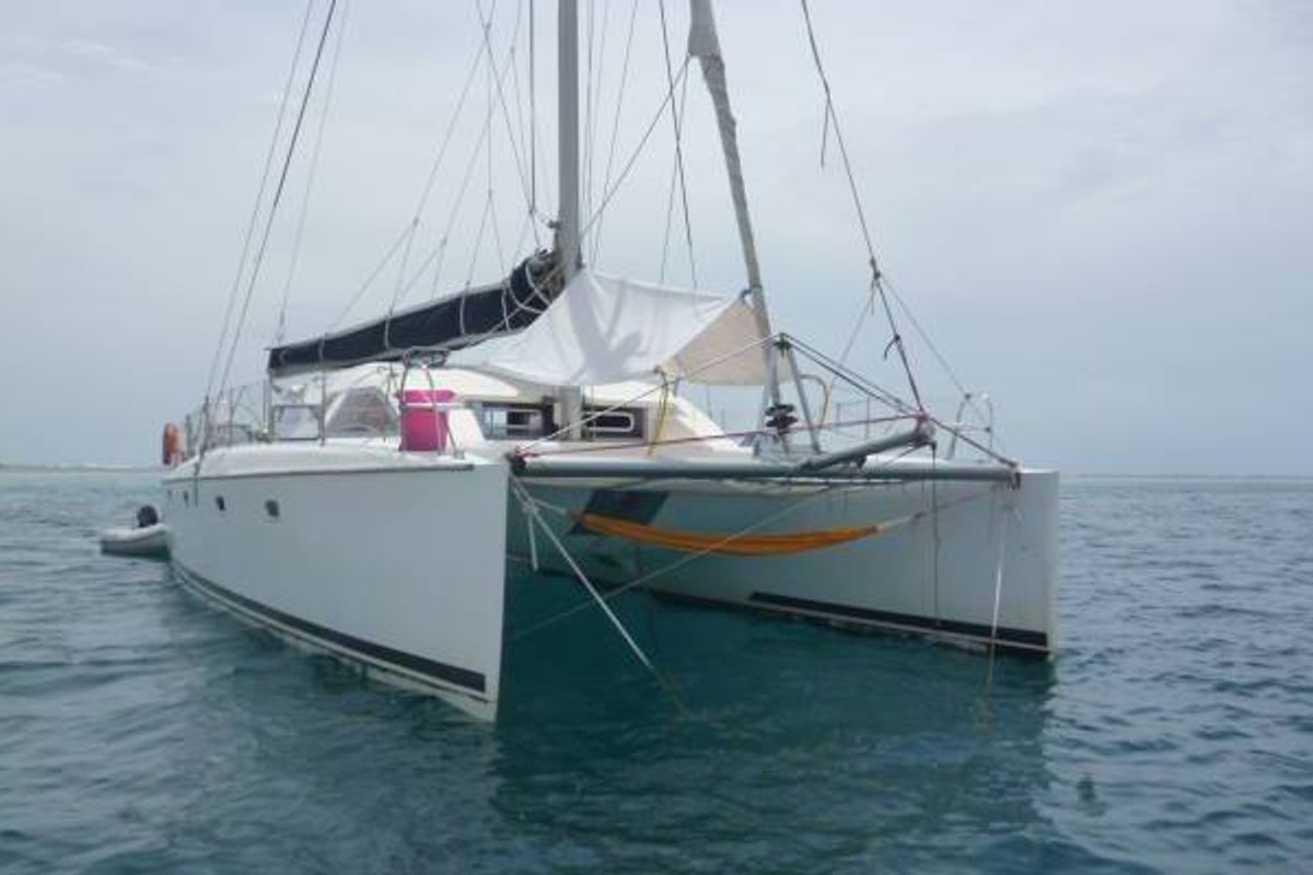 Exterior view of Valpar, a Nautitech Rochefort Nautitech 44 catamaran at San Blas, Corazon de Jesus, Panama