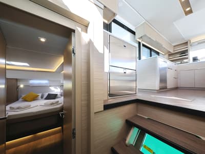 Galley of Magic Dream, a Lagoon 46 catamaran at Općina Sukošan, Croatia