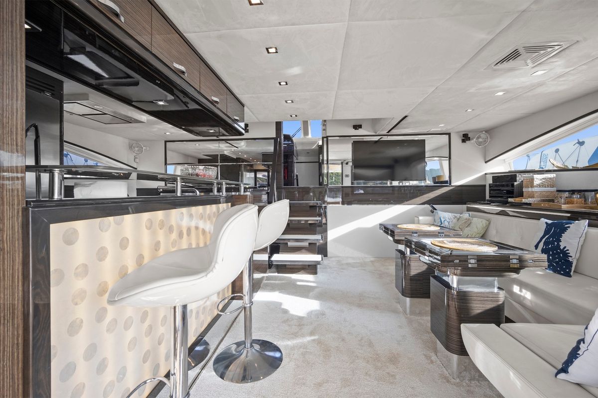 Salon of Clouds, a Sunreef Yachts Sunreef 70 Power catamaran at Grad Šibenik, Croatia