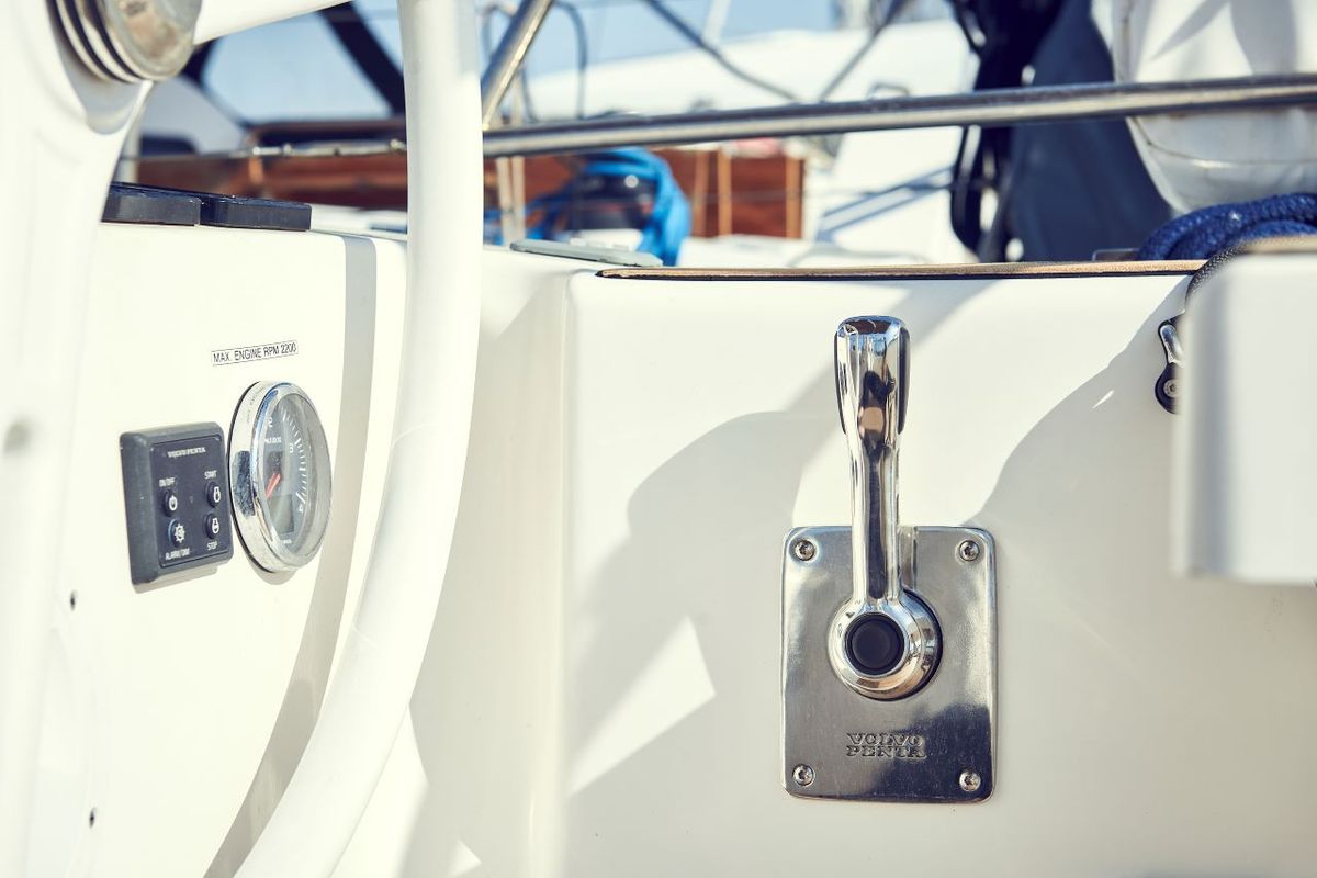 Six Friends, a Elan Impression 45 sailboat at Grad Pula, Croatia