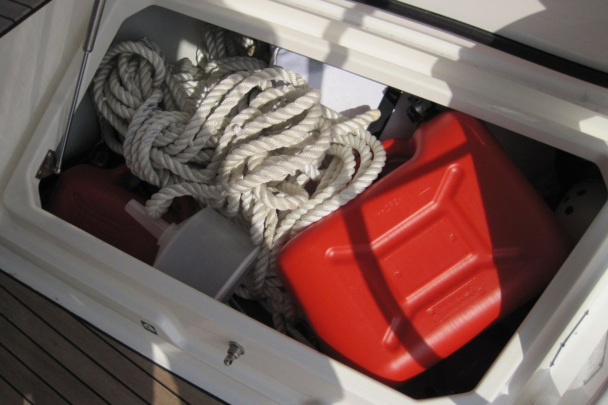 Fiamma, a Bavaria Cruiser 37 sailboat at Capo d'Orlando, Italy