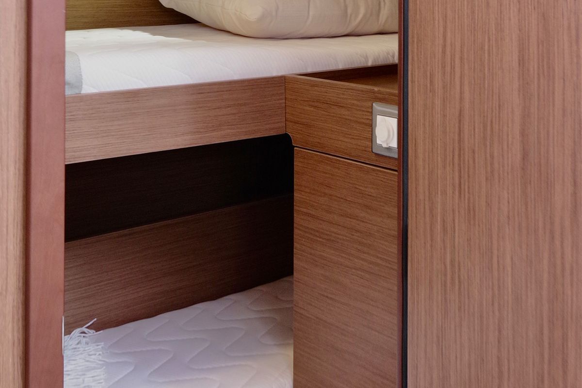 Cabin on Arianna - Water maker, Solar Panel, a Beneteau Oceanis 46.1 sailboat at Tonnarella, Italy