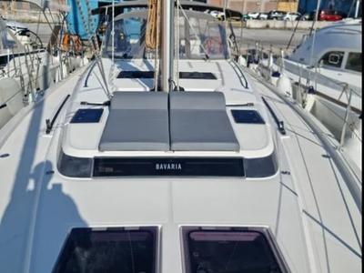 Deck of AF-C45VOL, a Bavaria C45 sailboat at Volos Municipality, Greece