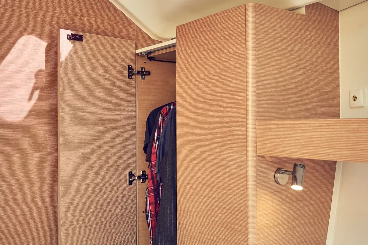 Cabin on Friends, a Elan Impression 50 sailboat at Grad Pula, Croatia