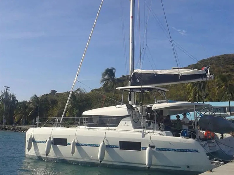 Baghira, a Lagoon 42 catamaran at Le Gosier, France