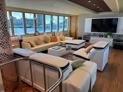 Salon of North Seven Liveaboard, a Custom Made North Seven yacht at Malé, Maldives