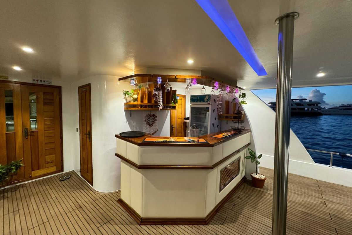 Deck of North Seven Liveaboard, a Custom Made North Seven yacht at Malé, Maldives