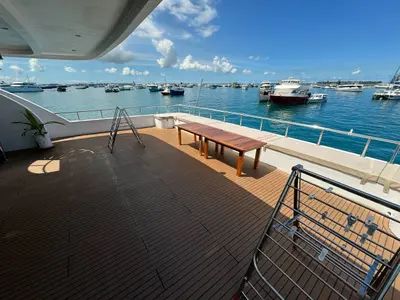 Deck of North Seven Liveaboard, a Custom Made North Seven yacht at Malé, Maldives