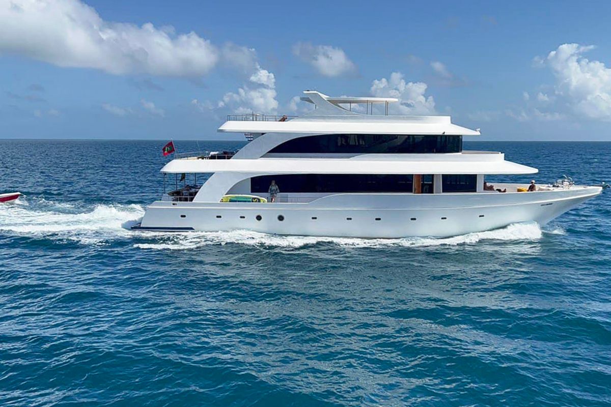 Exterior view of North Seven Liveaboard, a Custom Made North Seven yacht at Malé, Maldives