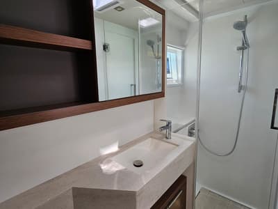 Galley of Mila, a Lagoon 50 catamaran at Seget Donji, Croatia
