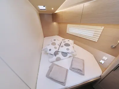 Cabin on Simply Relax, a Hanse Yachts Hanse 460 sailboat at Općina Sukošan, Croatia