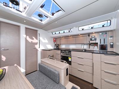Galley of Simply Relax, a Hanse Yachts Hanse 460 sailboat at Općina Sukošan, Croatia