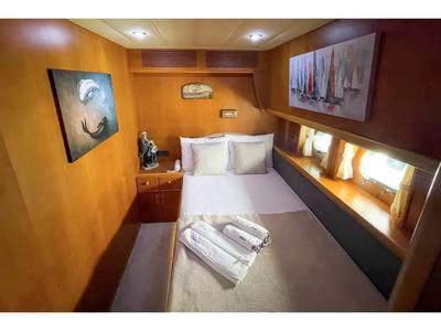 Cabin on Sirocco, a Gulet Motoryacht yacht at Fethiye, Turkey