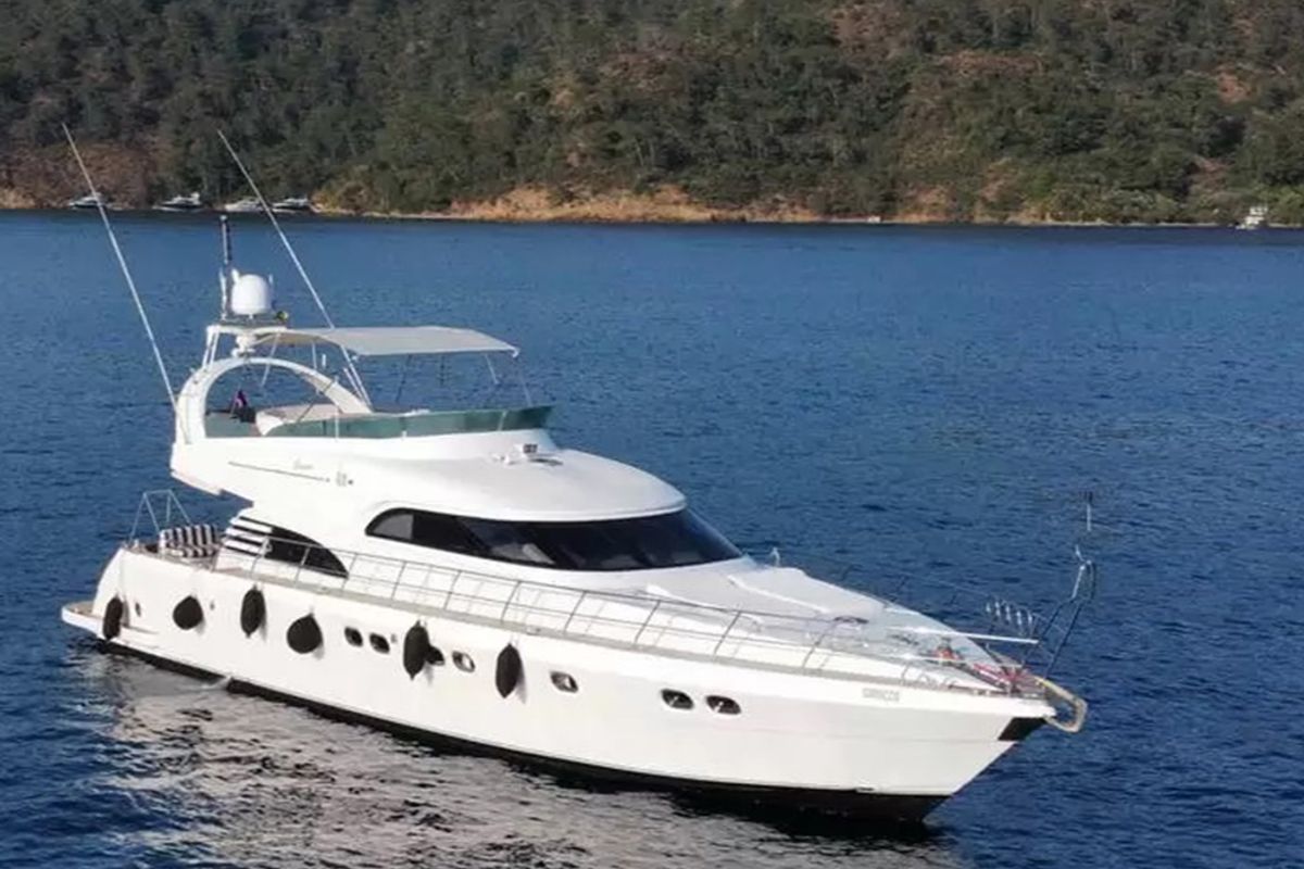 Exterior view of Sirocco, a Gulet Motoryacht yacht at Fethiye, Turkey