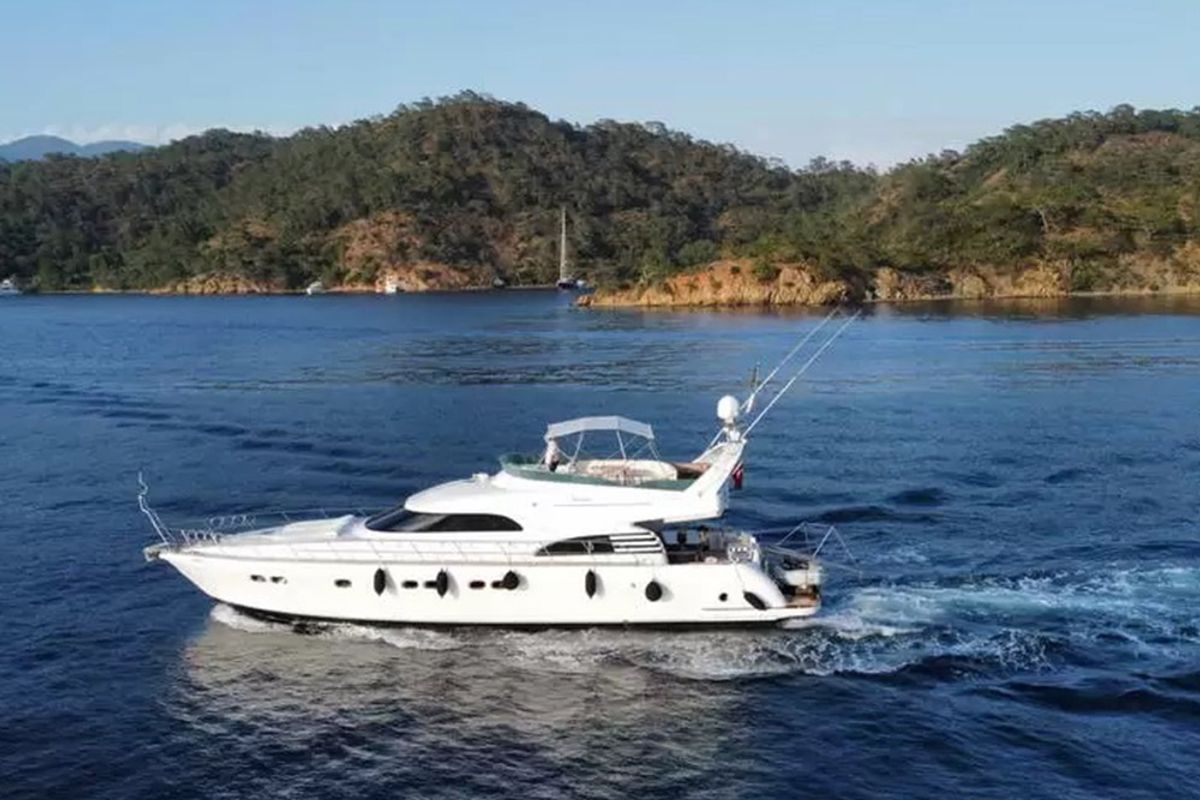 Exterior view of Sirocco, a Gulet Motoryacht yacht at Fethiye, Turkey