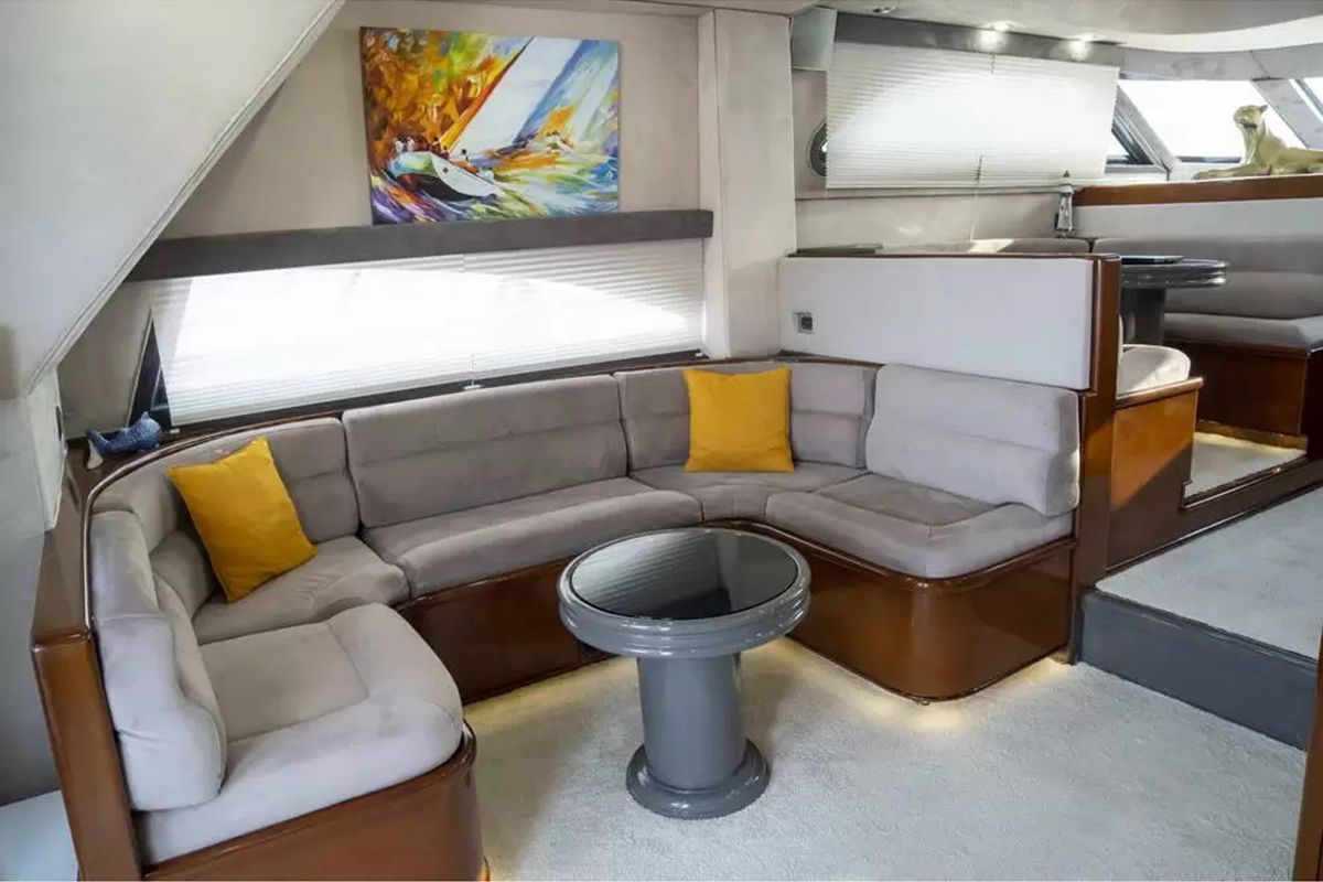 Salon of Sirocco, a Gulet Motoryacht yacht at Fethiye, Turkey