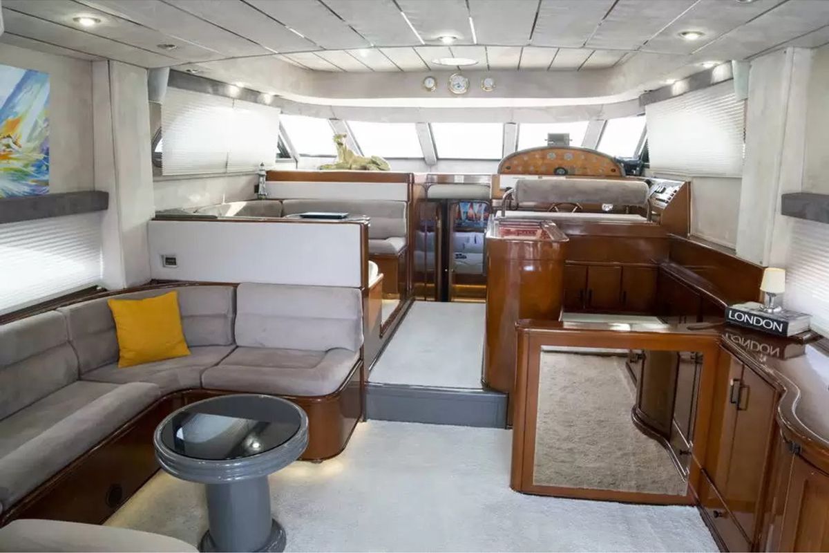Salon of Sirocco, a Gulet Motoryacht yacht at Fethiye, Turkey