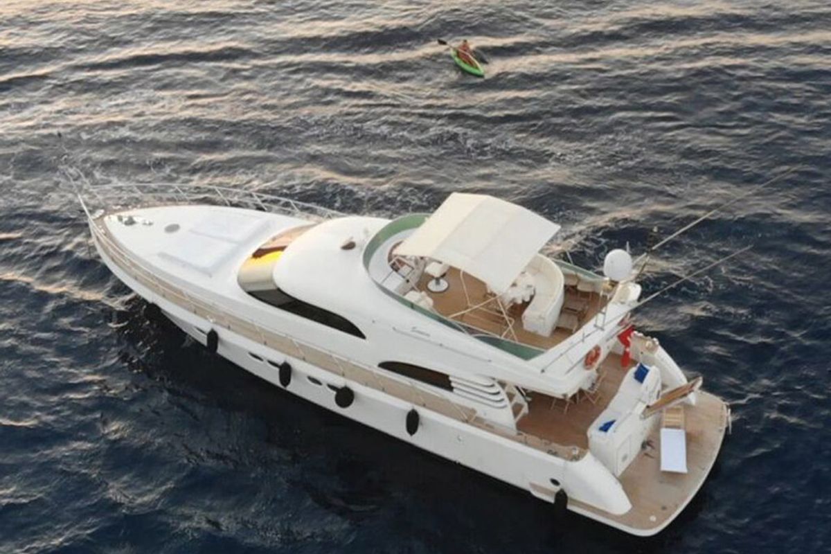 Exterior view of Sirocco, a Gulet Motoryacht yacht at Fethiye, Turkey