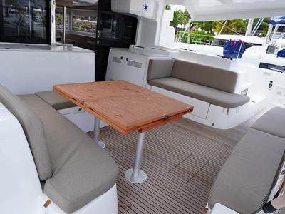 Ghost Buster, a Lagoon 46 catamaran at Seychelles, Eden Island Marina, Seychelles