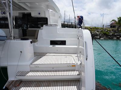 Ghost Buster, a Lagoon 46 catamaran at Seychelles, Eden Island Marina, Seychelles