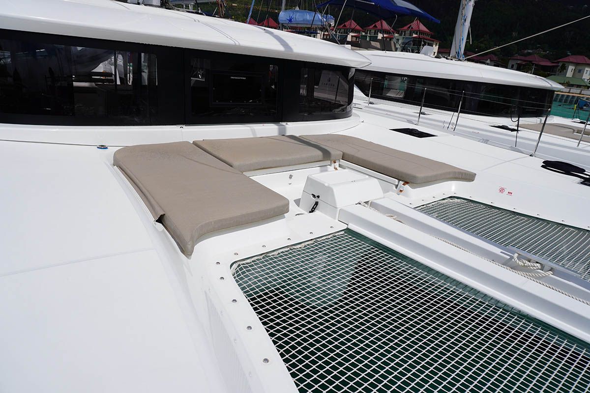 Ghost Buster, a Lagoon 46 catamaran at Seychelles, Eden Island Marina, Seychelles