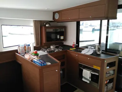 Galley of Sol, a Lagoon 42 catamaran at Alameda, United States